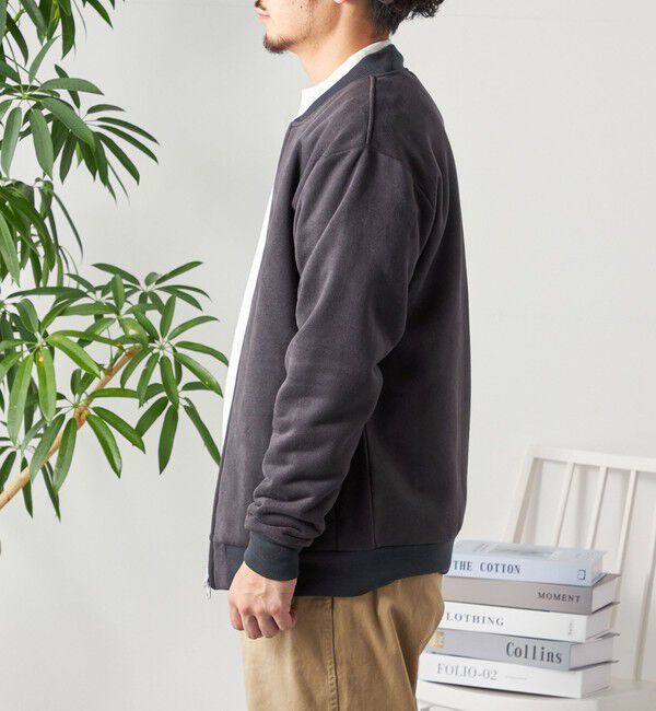 SHIPS any「SHIPS any: 〈洗濯機可能〉フェイクスエード (ポリエステル) ジップ ブルゾン 23AW◇」|ブルゾン・スタジャン|