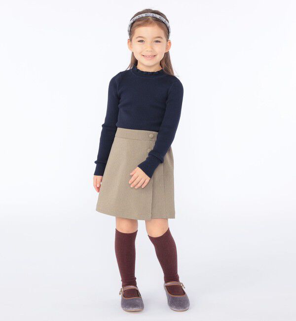 SHIPS KIDS「SHIPS KIDS:オープンワーク ハイ ソックス」|ソックス|