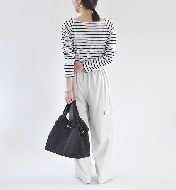 quaranciel「quaranciel:〈手洗い可能〉ツイル ドロスト カーゴ パンツ（セットアップ対応）」|カーゴ|