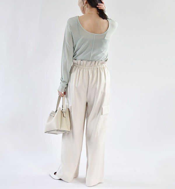 quaranciel「quaranciel:〈手洗い可能〉ツイル ドロスト カーゴ パンツ（セットアップ対応）」|カーゴ|