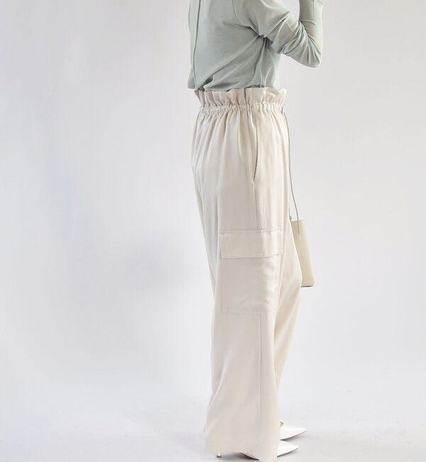 quaranciel「quaranciel:〈手洗い可能〉ツイル ドロスト カーゴ パンツ（セットアップ対応）」|カーゴ|