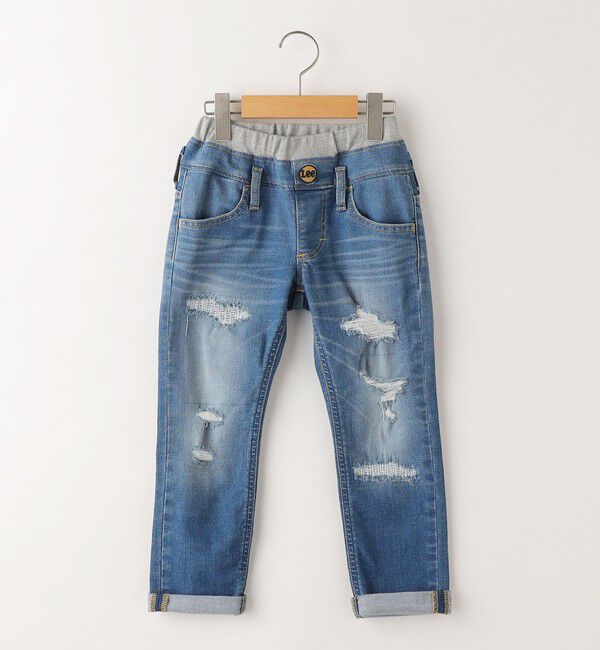 SHIPS KIDS「【SHIPS KIDS別注】Lee:100～160cm / クラッシュ デニム」|デニム|