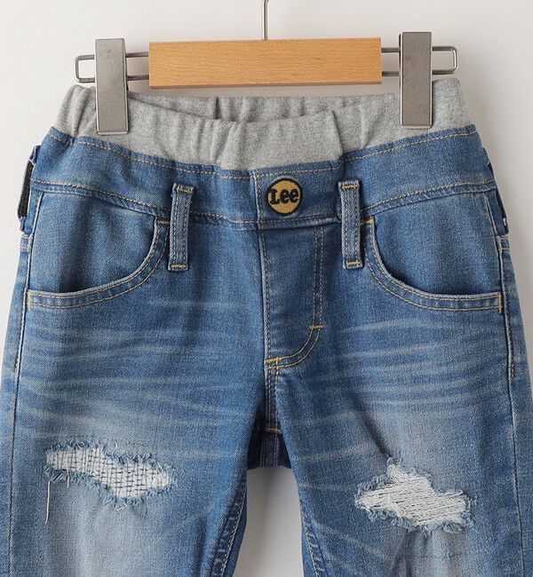 SHIPS KIDS「【SHIPS KIDS別注】Lee:100～160cm / クラッシュ デニム」|デニム|