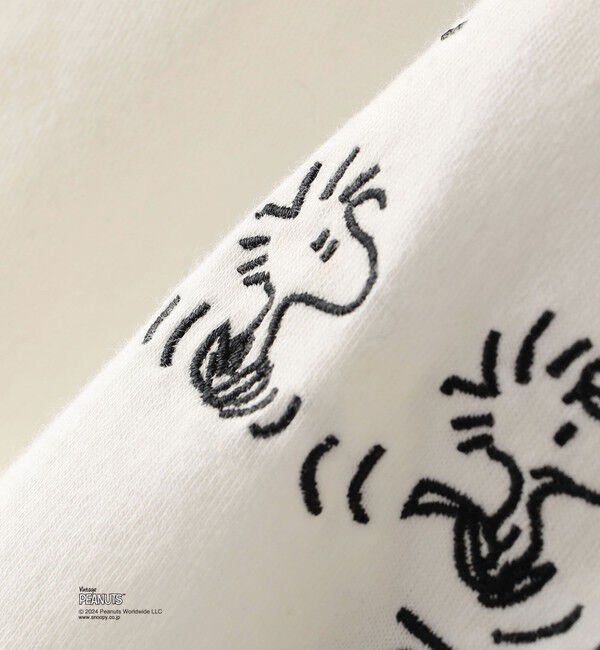 SHIPS KIDS「SHIPS KIDS:100～130cm / スヌーピー 7分袖 TEE」|Tシャツ・カットソー|