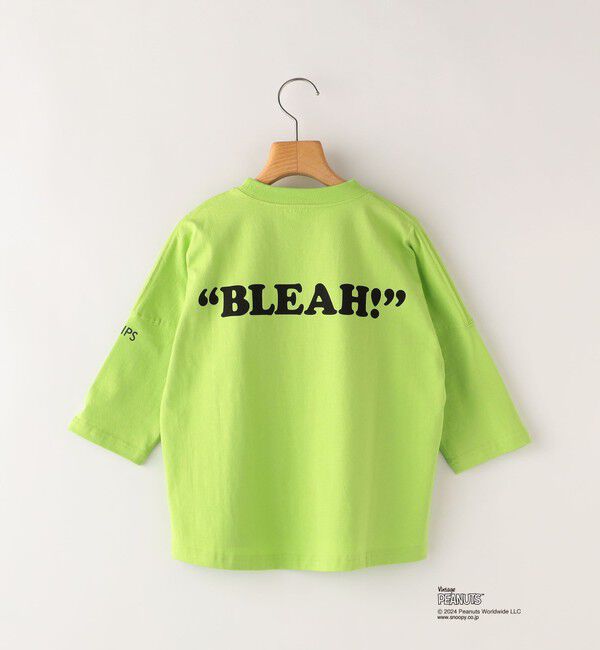 SHIPS KIDS「SHIPS KIDS:100～130cm / スヌーピー 7分袖 TEE」|Tシャツ・カットソー|