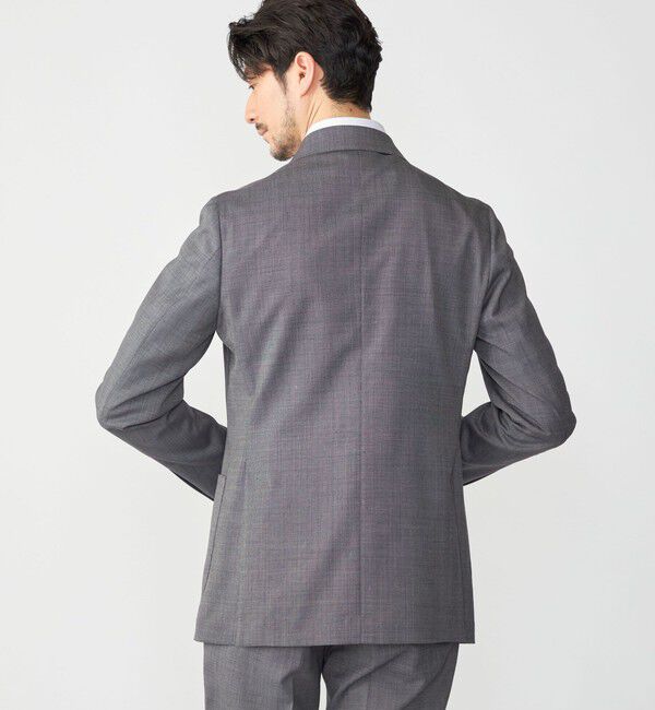 SHIPS「SHIPS:〈セットアップ対応/洗濯機可能〉トロピカル ウォッシャブル ピンヘッド ジャケット」|テーラードジャケット|