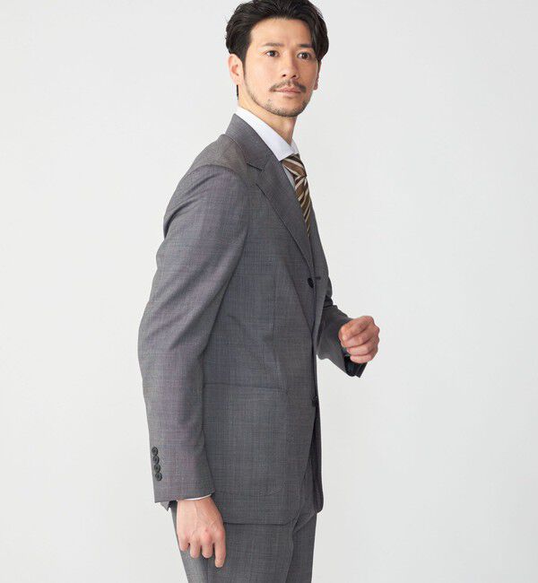 SHIPS「SHIPS:〈セットアップ対応/洗濯機可能〉トロピカル ウォッシャブル ピンヘッド ジャケット」|テーラードジャケット|