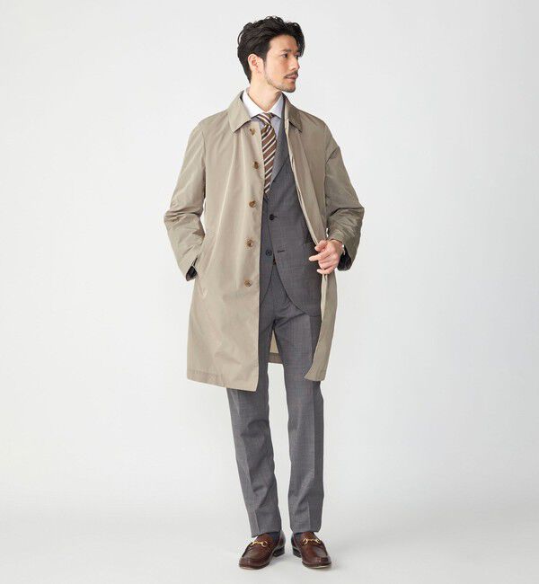 SHIPS「SHIPS:〈セットアップ対応/洗濯機可能〉トロピカル ウォッシャブル ピンヘッド ジャケット」|テーラードジャケット|