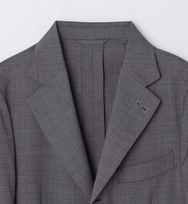 SHIPS「SHIPS:〈セットアップ対応/洗濯機可能〉トロピカル ウォッシャブル ピンヘッド ジャケット」|テーラードジャケット|