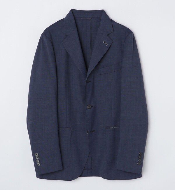 SHIPS「SHIPS:〈セットアップ対応/洗濯機可能〉トロピカル ウォッシャブル ピンヘッド ジャケット」|テーラードジャケット|