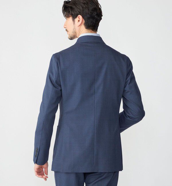 SHIPS「SHIPS:〈セットアップ対応/洗濯機可能〉トロピカル ウォッシャブル ピンヘッド ジャケット」|テーラードジャケット|