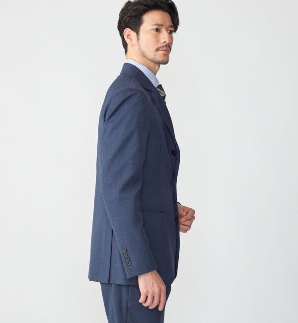 SHIPS「SHIPS:〈セットアップ対応/洗濯機可能〉トロピカル ウォッシャブル ピンヘッド ジャケット」|テーラードジャケット|