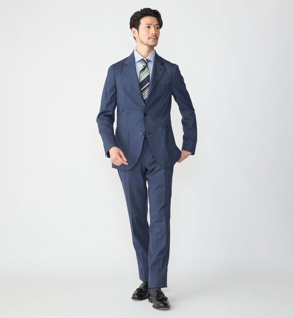 SHIPS「SHIPS:〈セットアップ対応/洗濯機可能〉トロピカル ウォッシャブル ピンヘッド ジャケット」|テーラードジャケット|