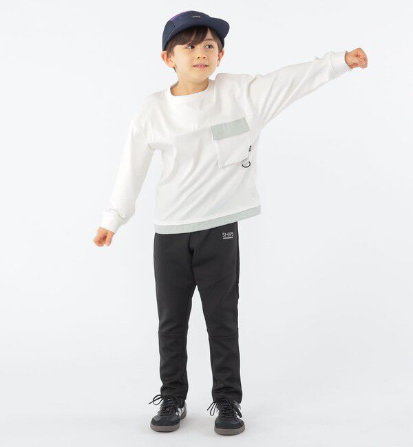 SHIPS KIDS「SHIPS KIDS:100～130cm /〈吸水速乾〉ジャージー ジョガー パンツ」|その他|