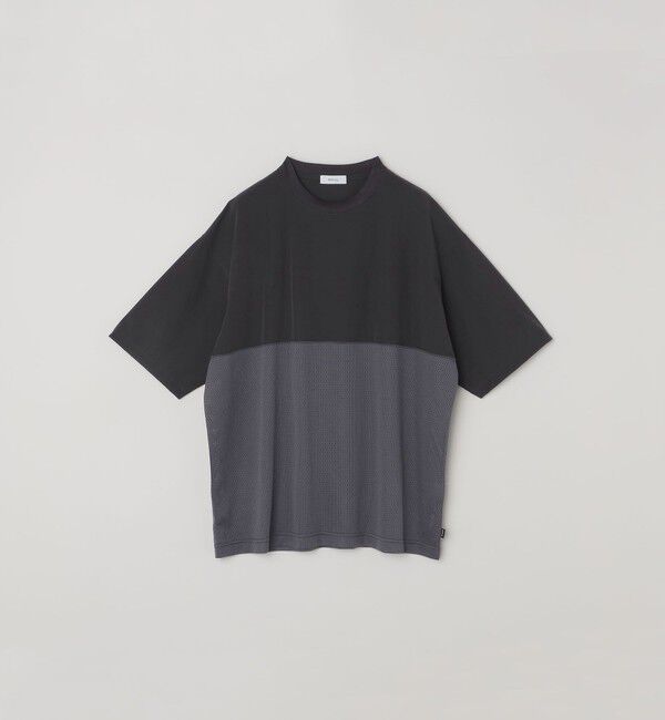 SHIPS any「SHIPS any: 〈洗濯機可能〉ナイロン / メッシュ コンビ フットボール Tシャツ◇」|Tシャツ・カットソー|