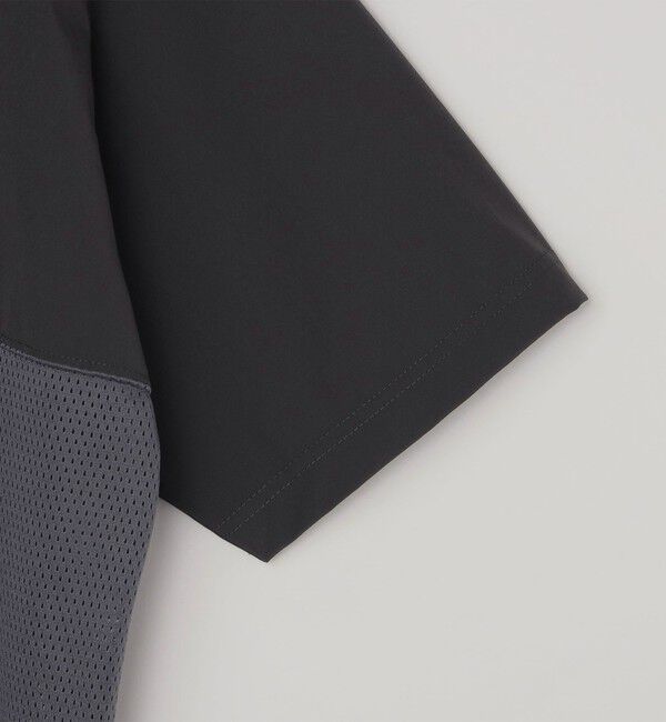 SHIPS any「SHIPS any: 〈洗濯機可能〉ナイロン / メッシュ コンビ フットボール Tシャツ◇」|Tシャツ・カットソー|