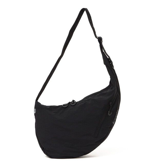 SHIPS any「SHIPS any: リップストップ ナイロン ロゴ 刺繍 クレッセント ショルダーバッグ◇」|ショルダー・メッセンジャー|