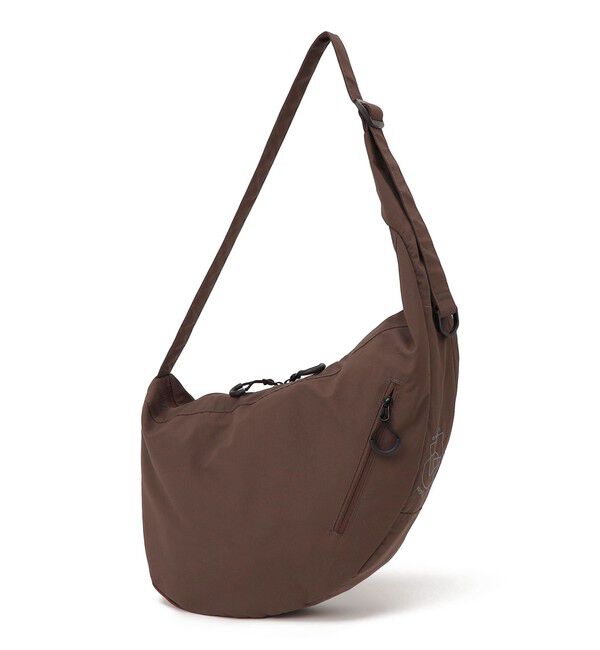 SHIPS any「SHIPS any: リップストップ ナイロン ロゴ 刺繍 クレッセント ショルダーバッグ◇」|ショルダー・メッセンジャー|