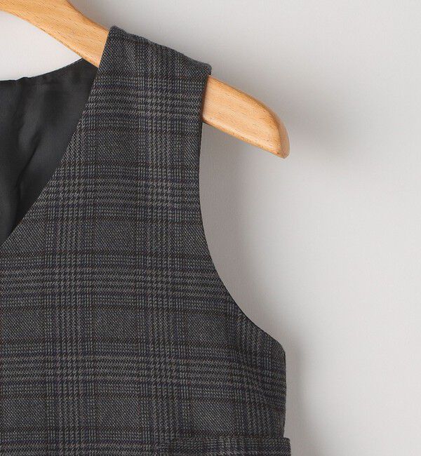 SHIPS KIDS「SHIPS KIDS:100～130cm / チェック ジャンパー スカート」|ワンピース|