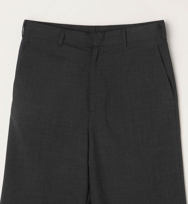 SHIPS any「SHIPS any: ウール混 ハイライズ セミフレア ワイドパンツ (セットアップ対応)◇」|チノ|