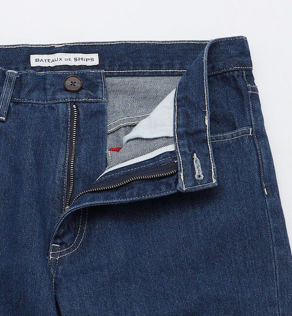 SHIPS「BATEAUX DE SHIPS: 5ポケット ストレート デニム パンツ」|デニム|