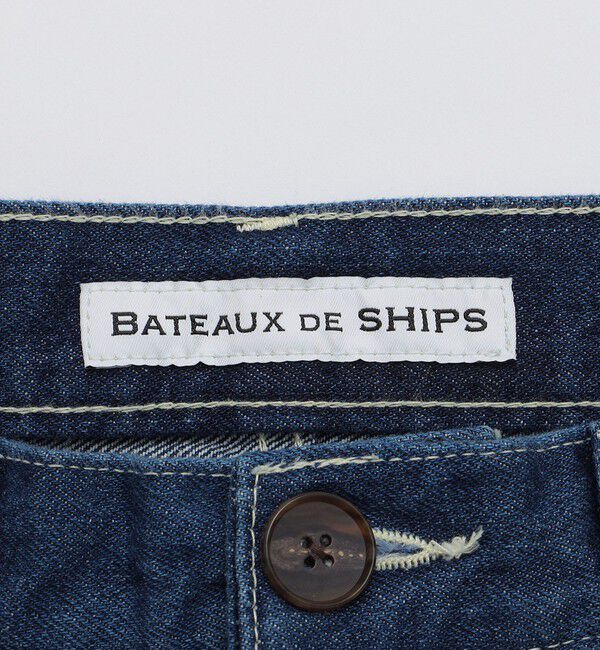 SHIPS「BATEAUX DE SHIPS: 5ポケット ストレート デニム パンツ」|デニム|
