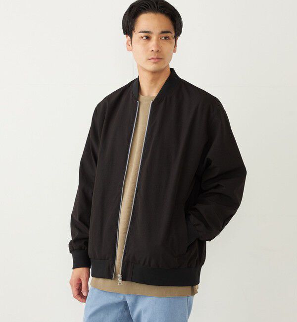 SHIPS Colors 「SHIPS Colors:ボマー ジャケット◇」|ブルゾン・スタジャン|ブラック