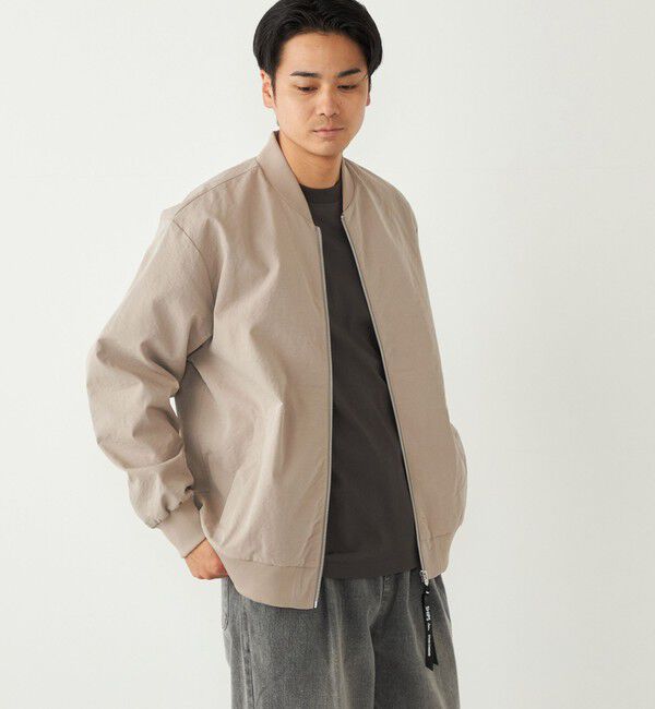 SHIPS Colors 「SHIPS Colors:ボマー ジャケット◇」|ブルゾン・スタジャン|ベージュ系