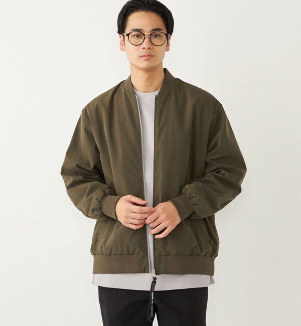 SHIPS Colors 「SHIPS Colors:ボマー ジャケット◇」|ブルゾン・スタジャン|オリーブ