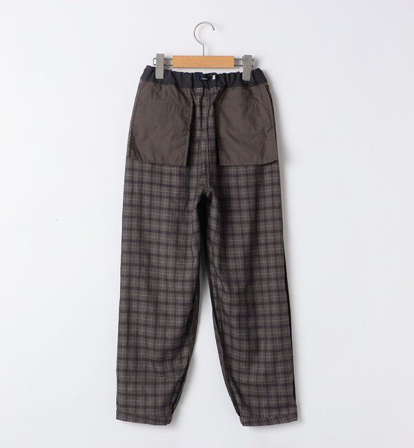SHIPS KIDS「SHIPS KIDS:140～160cm / チェック テーパード パンツ」|その他|