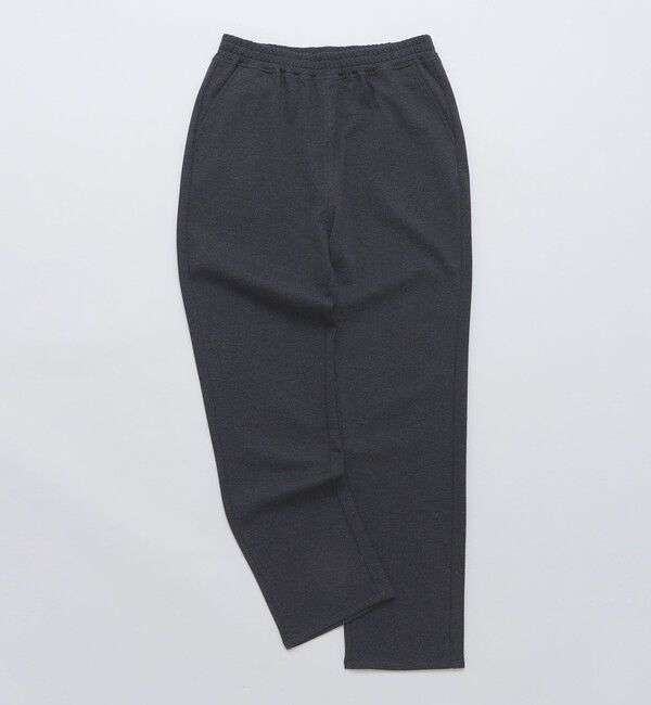 SHIPS「【SHIPS別注】THYARD: SOLOTEX(R) ジャージー パンツ (セットアップ対応)」|チノ|チャコールグレー
