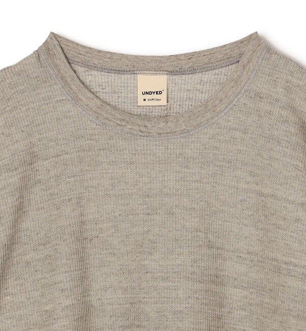 SHIPS Days「【SHIPS DAYS別注】UNDYED: ワッフル リブ クルー」|Tシャツ・カットソー|