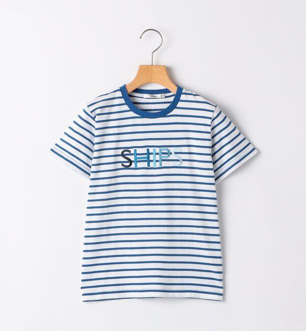 SHIPS KIDS「SHIPS KIDS:80～90cm / SHIPS ロゴ TEE」|Tシャツ・カットソー|ホワイト系