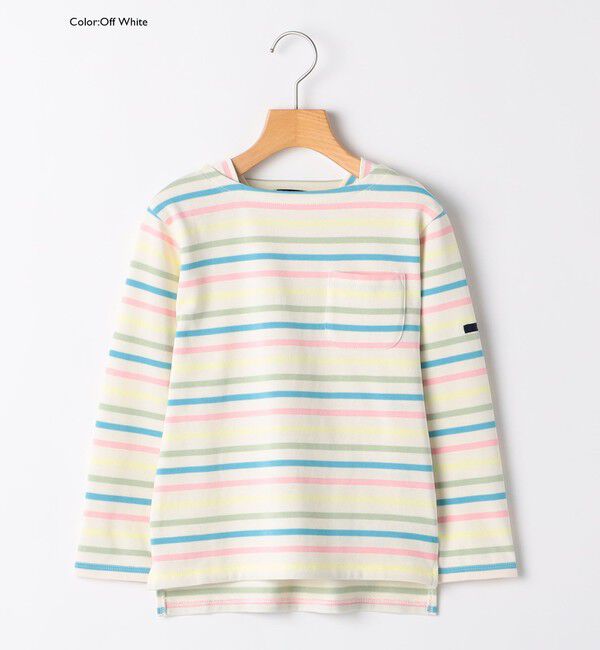 SHIPS KIDS「SHIPS KIDS:100～130cm / ボーダー 長袖 TEE」|Tシャツ・カットソー|