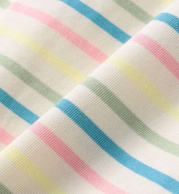 SHIPS KIDS「SHIPS KIDS:100～130cm / ボーダー 長袖 TEE」|Tシャツ・カットソー|