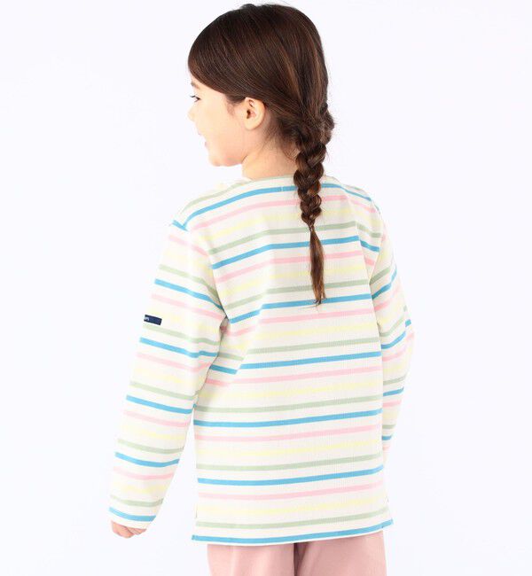 SHIPS KIDS「SHIPS KIDS:100～130cm / ボーダー 長袖 TEE」|Tシャツ・カットソー|