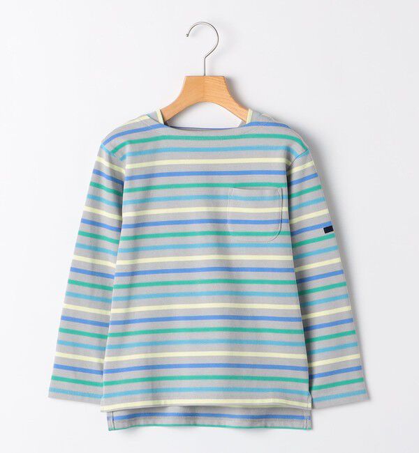SHIPS KIDS「SHIPS KIDS:100～130cm / ボーダー 長袖 TEE」|Tシャツ・カットソー|