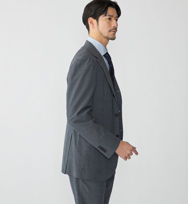 SHIPS「SHIPS:〈セットアップ対応〉ウォッシャブル セットアップ ピンヘッド ジャケット」|テーラードジャケット|