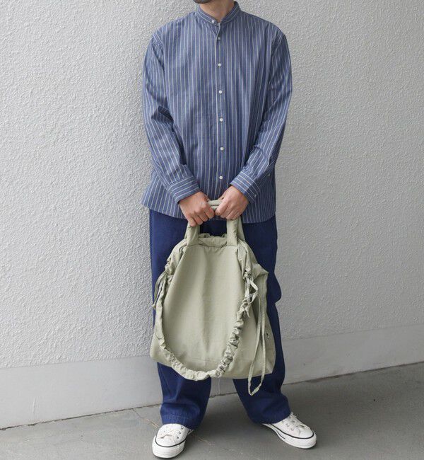 SHIPS any「SHIPS any: 3WAY ナイロン ギャザー ショルダーバッグ (ユニセックス)◇」|ショルダー・メッセンジャー|