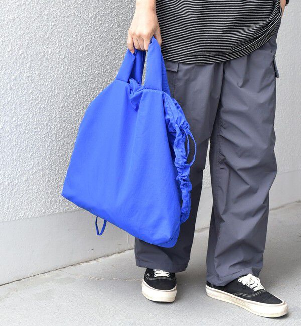 SHIPS any「SHIPS any: 3WAY ナイロン ギャザー ショルダーバッグ (ユニセックス)◇」|ショルダー・メッセンジャー|