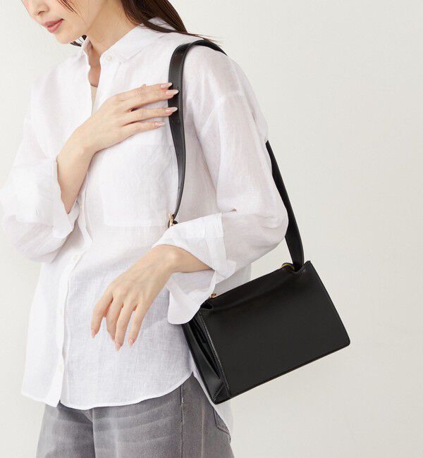SHIPS Colors 「SHIPS Colors:ワイド ショルダー バッグ」|ショルダー・メッセンジャー|ブラック