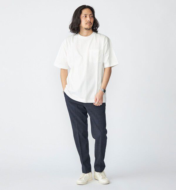 SHIPS「SHIPS: コットンUSA クルーネック ポケット Tシャツ」|Tシャツ・カットソー|