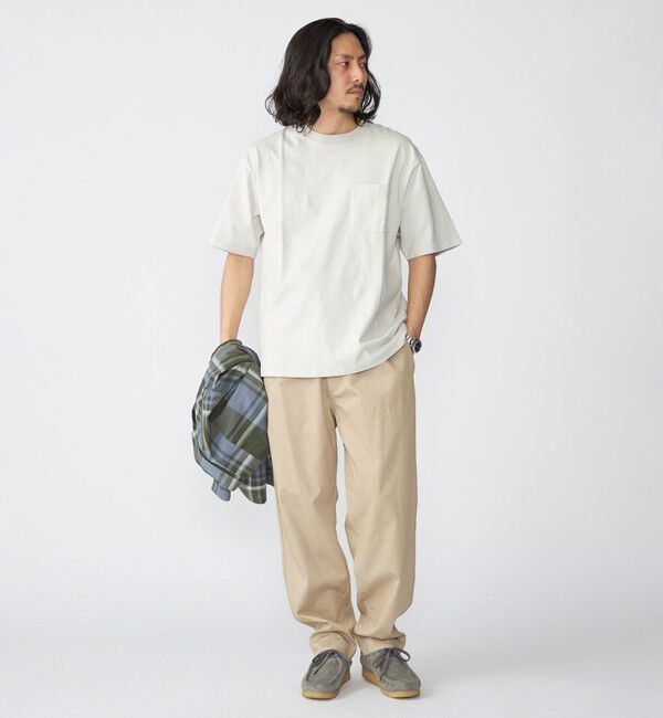 SHIPS「SHIPS: コットンUSA クルーネック ポケット Tシャツ」|Tシャツ・カットソー|