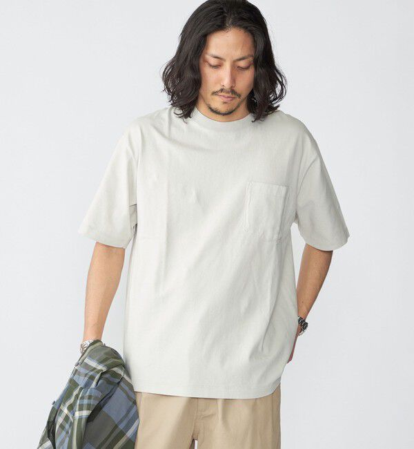 SHIPS「SHIPS: コットンUSA クルーネック ポケット Tシャツ」|Tシャツ・カットソー|