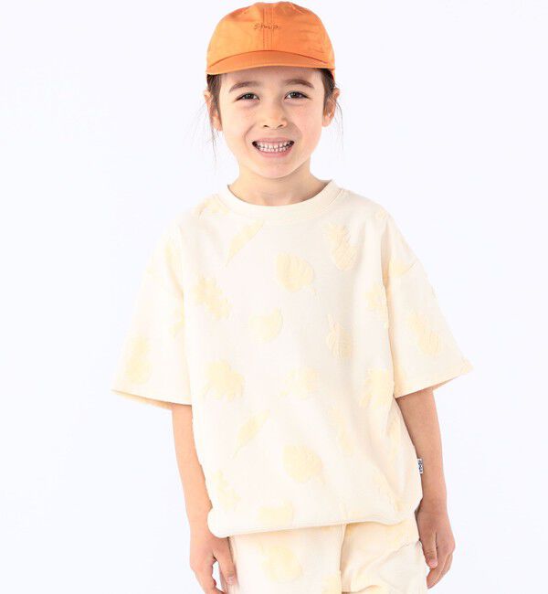 SHIPS KIDS「SHIPS KIDS:100～130cm / パイル ジャカード TEE」|Tシャツ・カットソー|
