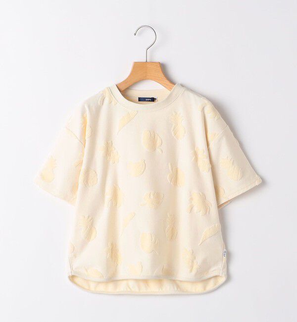 SHIPS KIDS「SHIPS KIDS:100～130cm / パイル ジャカード TEE」|Tシャツ・カットソー|