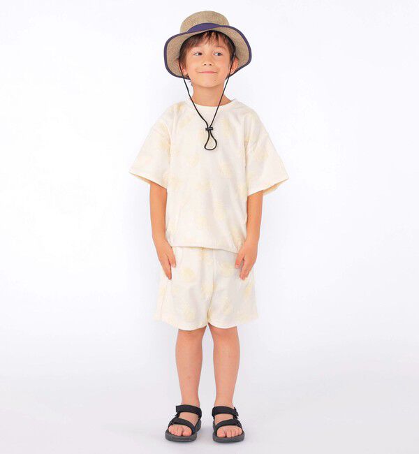 SHIPS KIDS「SHIPS KIDS:100～130cm / パイル ジャカード TEE」|Tシャツ・カットソー|