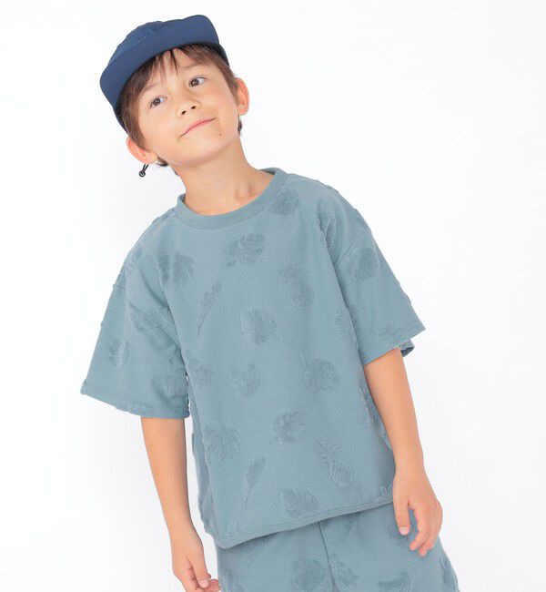 SHIPS KIDS「SHIPS KIDS:100～130cm / パイル ジャカード TEE」|Tシャツ・カットソー|