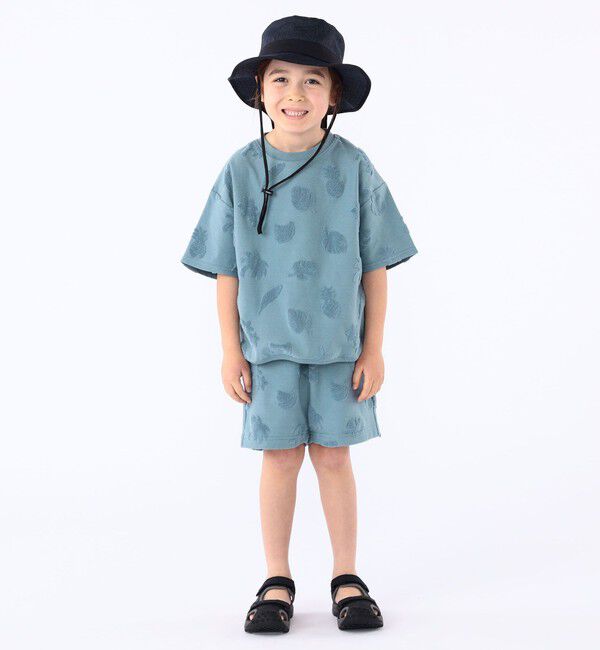 SHIPS KIDS「SHIPS KIDS:100～130cm / パイル ジャカード TEE」|Tシャツ・カットソー|