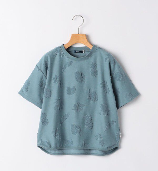 SHIPS KIDS「SHIPS KIDS:100～130cm / パイル ジャカード TEE」|Tシャツ・カットソー|